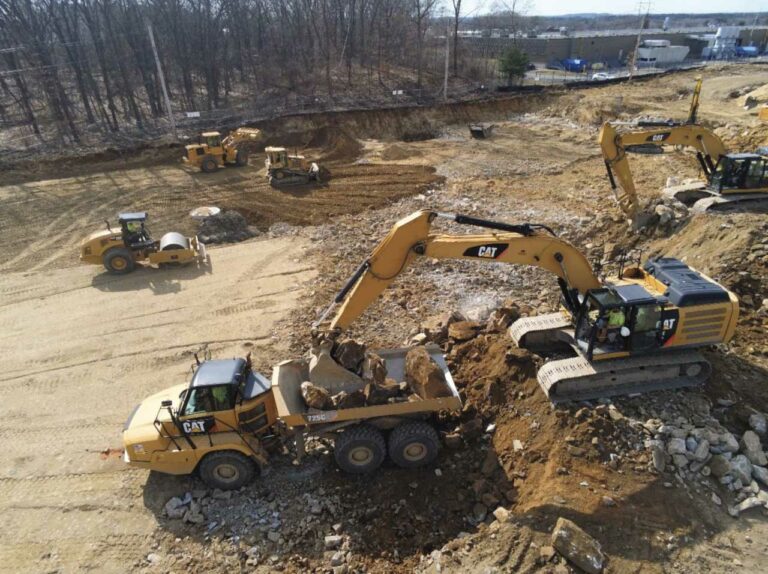 Read the August 2022 feature on warehouse site work for Jewett Construction